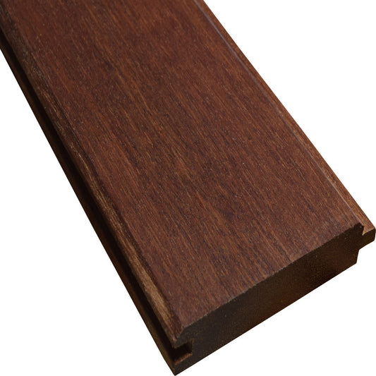 5/4 x 4 Mahogany (Red Balau) Wood 60° V-Joint