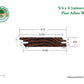 Arbor Wood Thermally Modified Natrl Pine, 5/4x6 Rainscreen