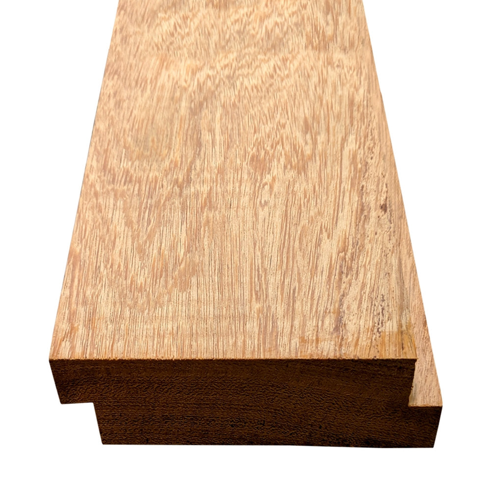 1-5/16 x 5 x 18 Angelim Pedra - ShipLap (Approx. Finished Size: 1.3125" x 5" Face x 18')