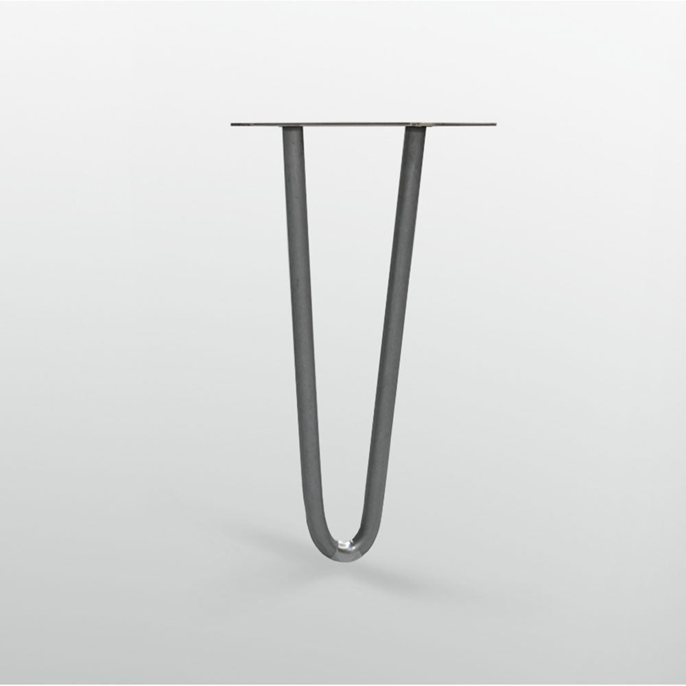 8" Table Leg - Raw Steel