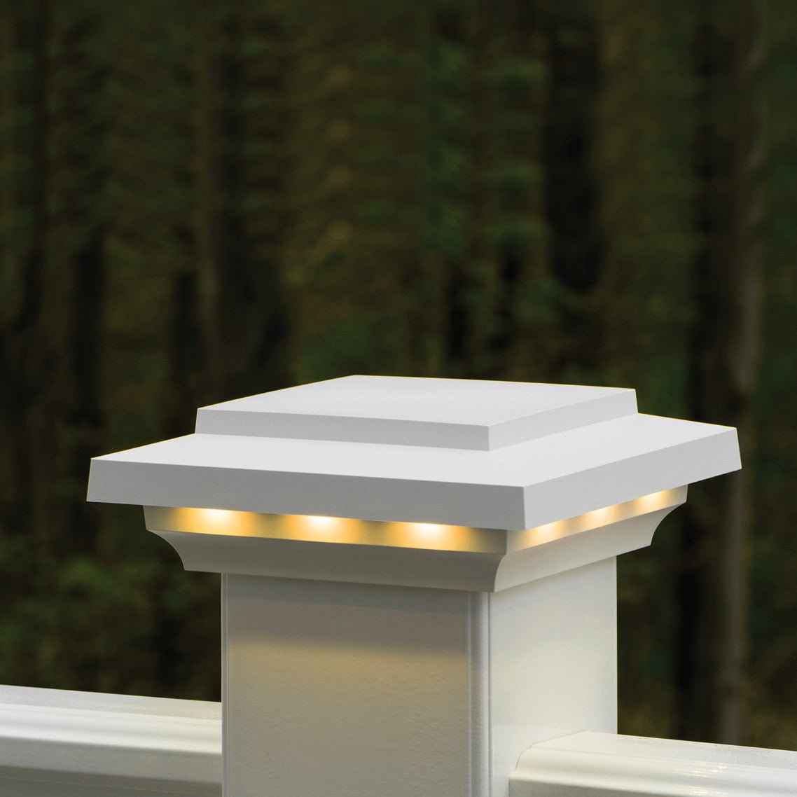 Timbertech Lighted Cap TimberTech® LED Lighted Island Cap – Advantage Lumber