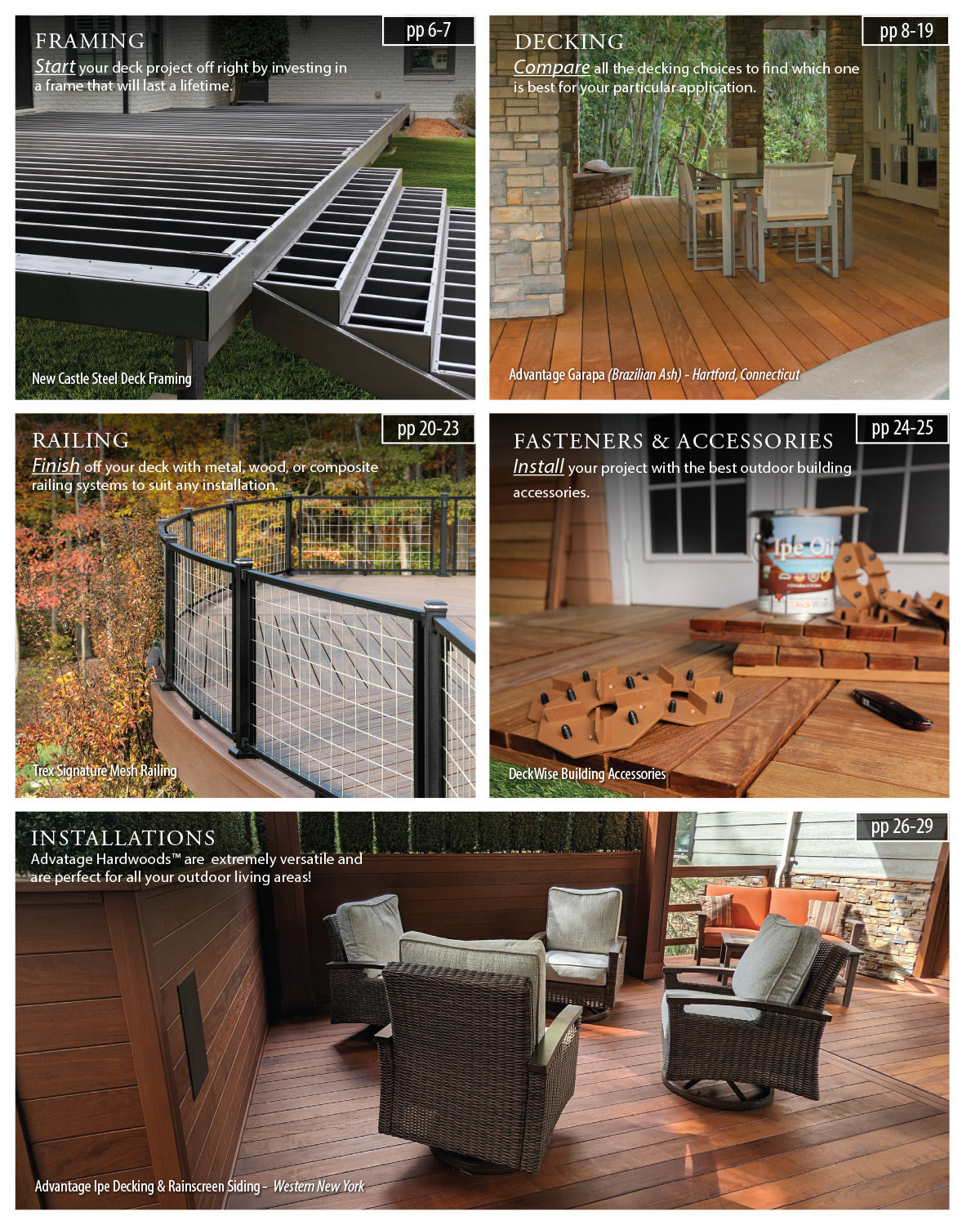 Advantage Lumber Product Catalog Sample