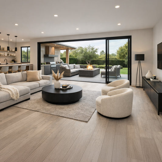 Brazilian Oak (Tauari) Dove Gray Beach Engineered Flooring 7.75″ Prefinished Matte Wire-Brushed, $9.41/sqft