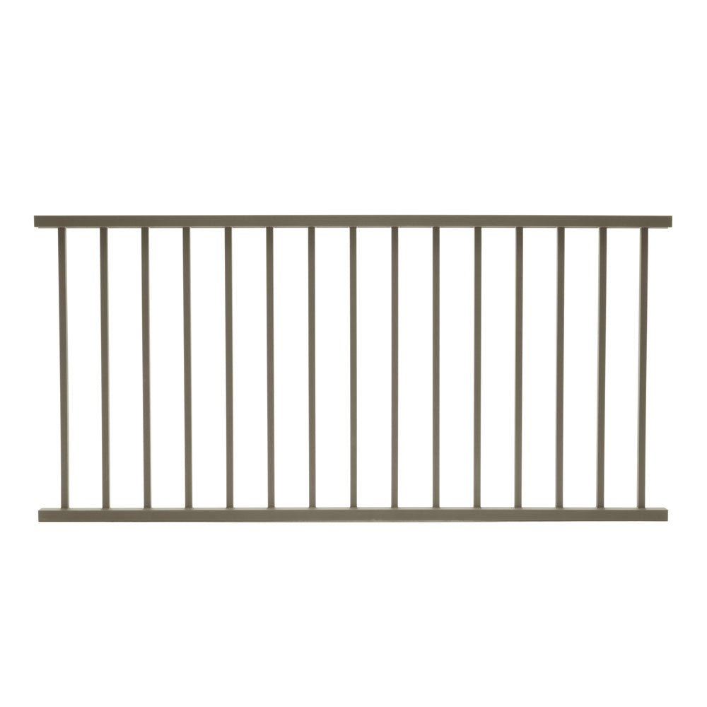 Deckorators® Aluminum Contemporary High Welded Rectangular Line Rail ...