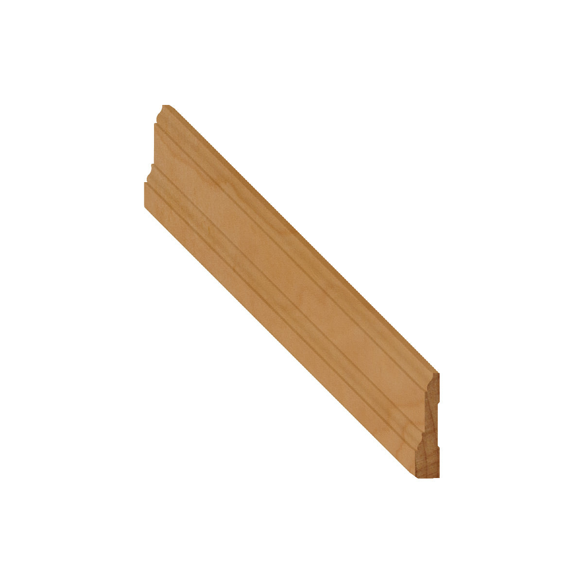 Hard Maple 2-Step Case Molding