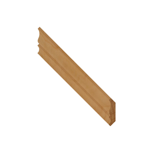 Hard Maple 2-Step/Col/Ogee Crown Molding