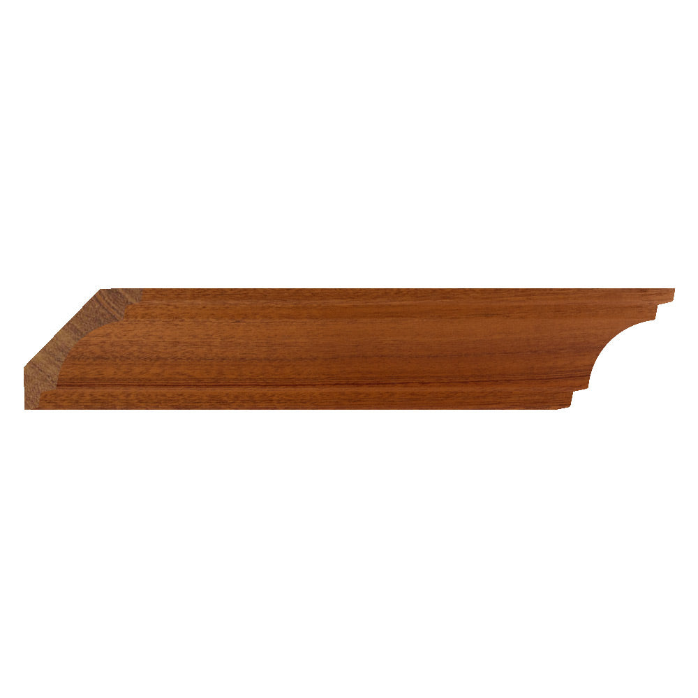 Sapele Contemporary Crown Molding