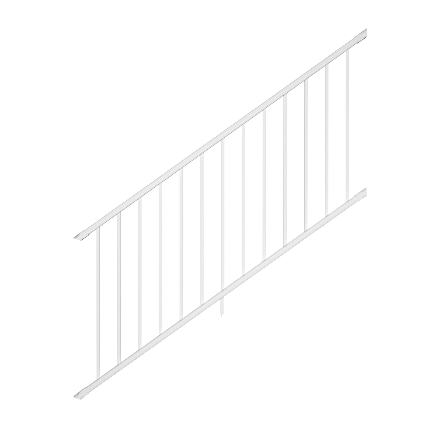 Deckorators® Aluminum Rapid Rail Stair Kit with Square Balusters