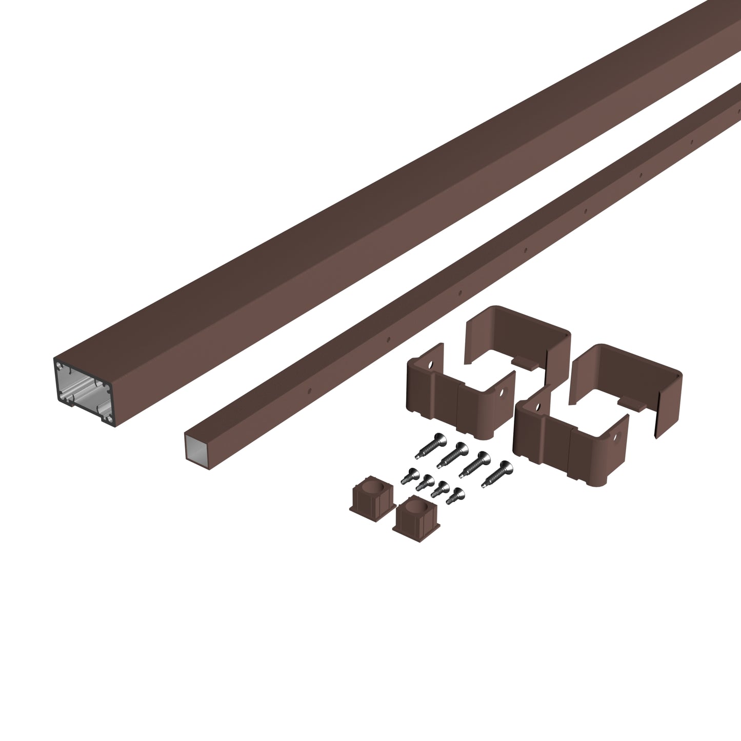 Deckorators® Aluminum Contemporary Cable Railing Rectangular Top Rail