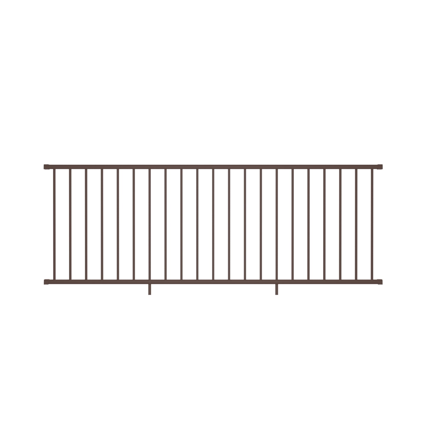 Deckorators® Aluminum Rapid Rail Kit with Square Balusters