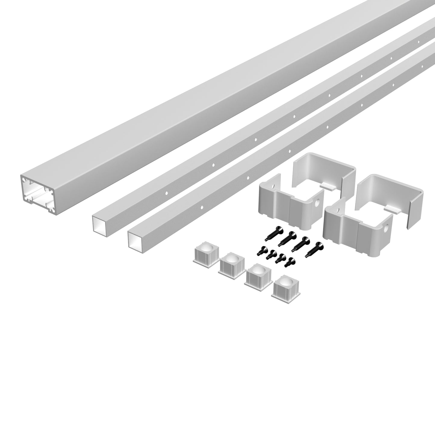 Deckorators® Aluminum Contemporary Cable Railing Rectangular Top Rail