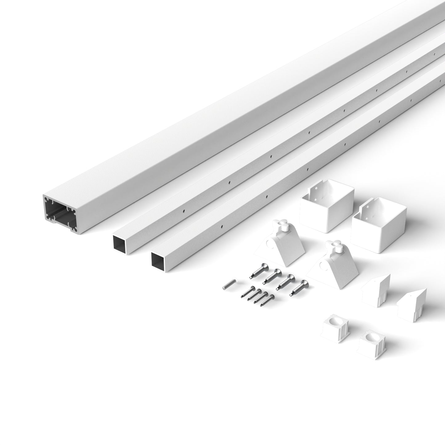 Deckorators® Aluminum Contemporary Cable Railing Rectangular Stair Top Rail