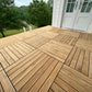 Teak - Plantation Advantage Deck Tiles® 24 x 24 - Smooth