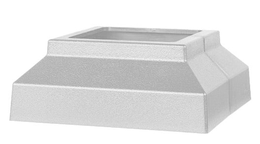4" TimberTech® Impression Rail Express® Post Skirt - White (2 Piece Polymer Based Skirt) #AZTIX4X4PSKW