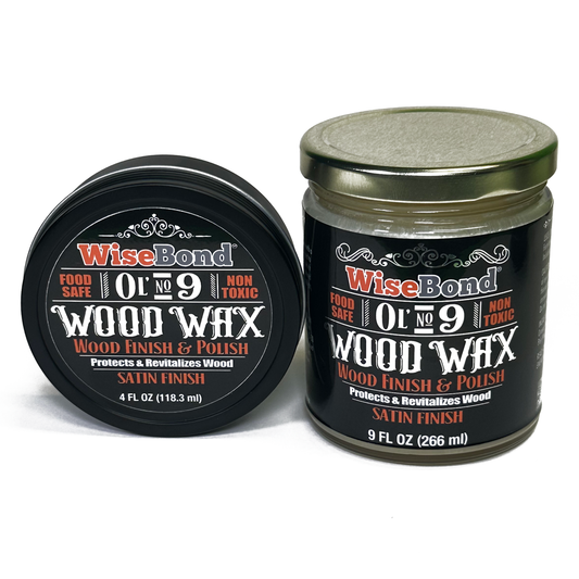 WiseBond™ Ol’ No. 9 Wood Wax Clear, 4 oz