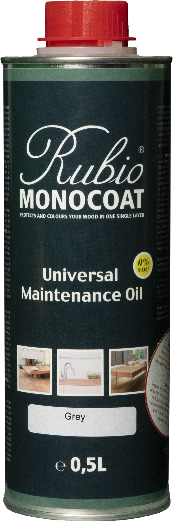 Rubio Monocoat: Universal Maintenance Oil, White, 0.5 Liter