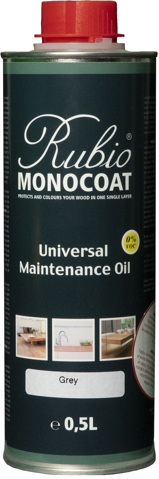 Rubio Monocoat: Universal Maintenance Oil, White, 0.5 Liter