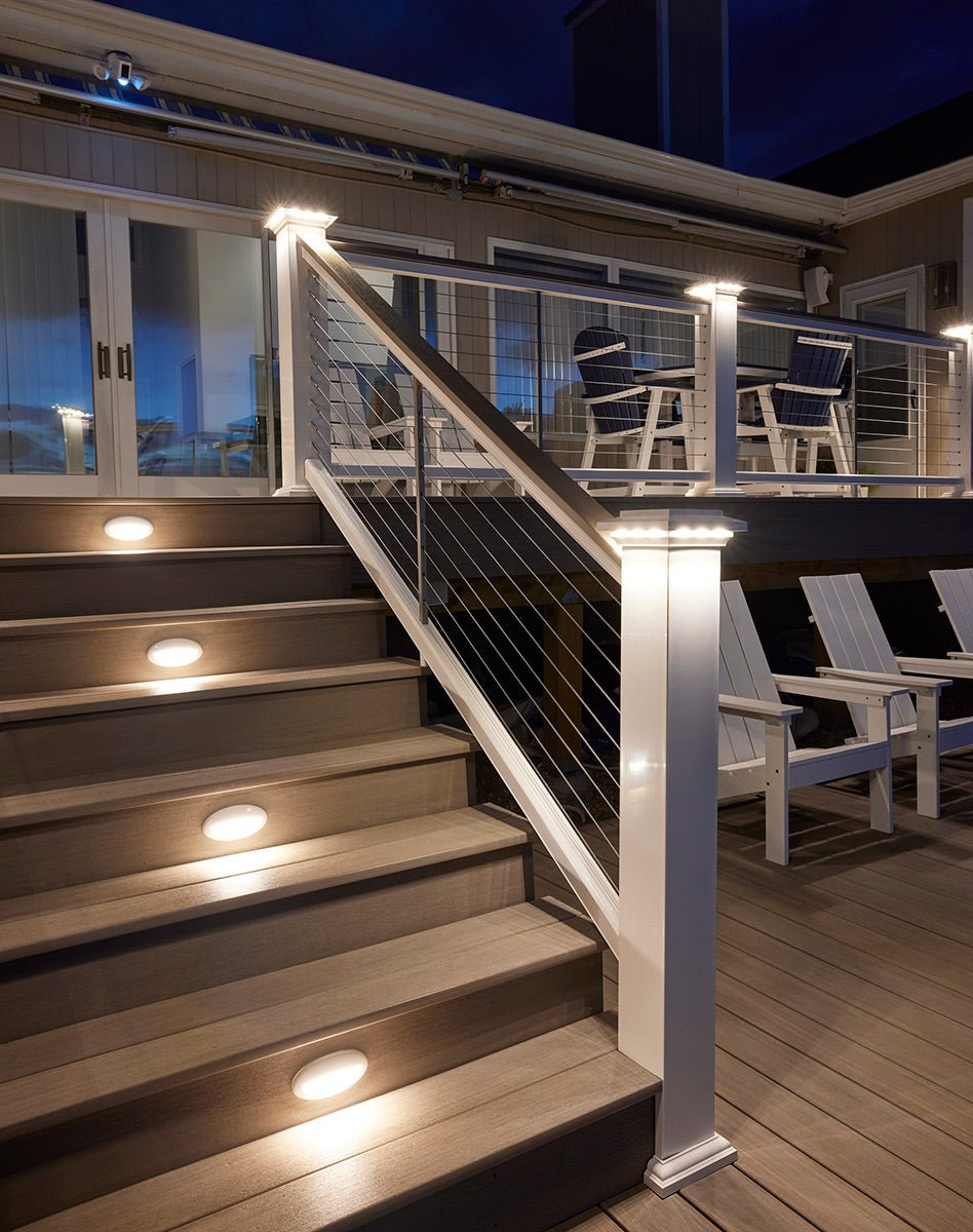 Timbertech Lighted Cap TimberTech® LED Lighted Island Cap – Advantage Lumber