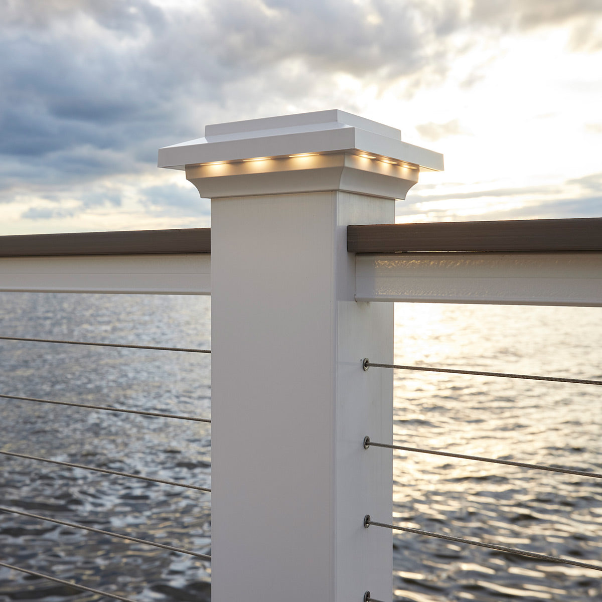 TimberTech® LED Lighted Island Cap – Advantage Lumber