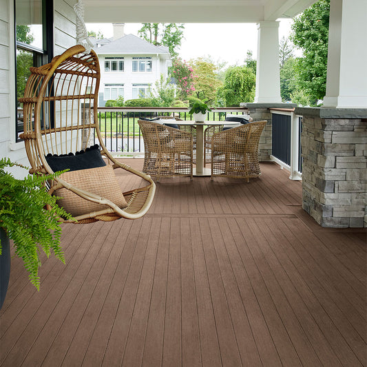 TimberTech® Advanced PVC Decking by AZEK®, Porch Collection® English Walnut
