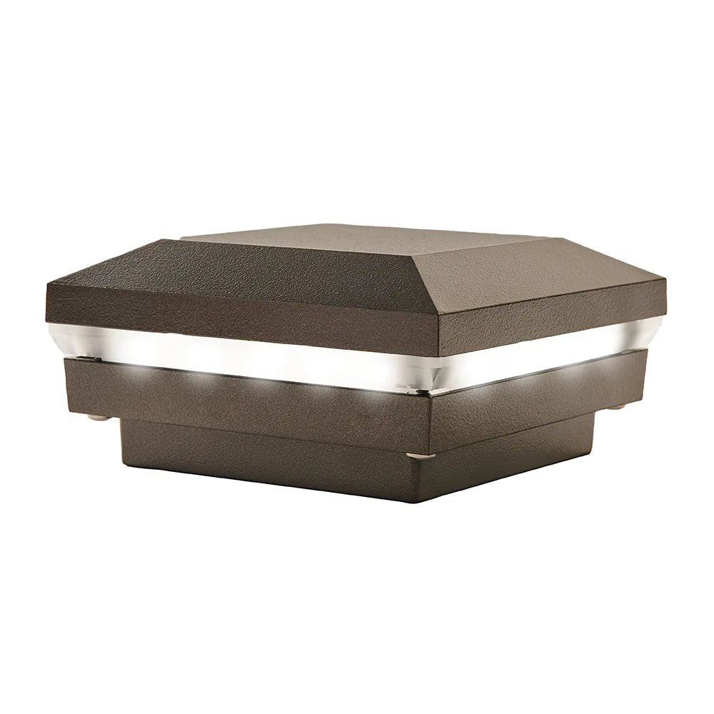 Timbertech Express Railing Post Cap TimberTech Perimeter Light Post Cap for Rail Systems - Advantage Lumber