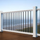TimberTech® Reliance Rail Core Round Aluminum Baluster Rail Kit (Level) - Advantage Lumber