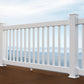 TimberTech® Reliance Rail Core Square Vinyl Blauster Rail Kit (Level) - Advantage Lumber