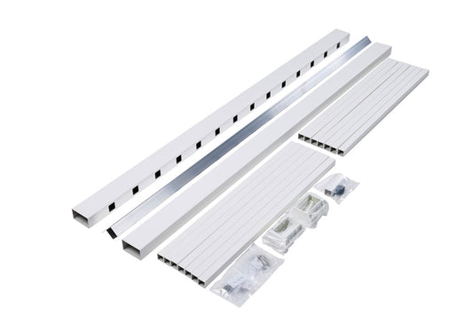 TimberTech® Reliance Rail Core Square Vinyl Blauster Rail Kit (Level)