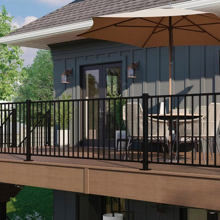 Trex Enhanced Steel Railing Trex Enhance Steel Deck Railing | Affordable - Advantage Lumber