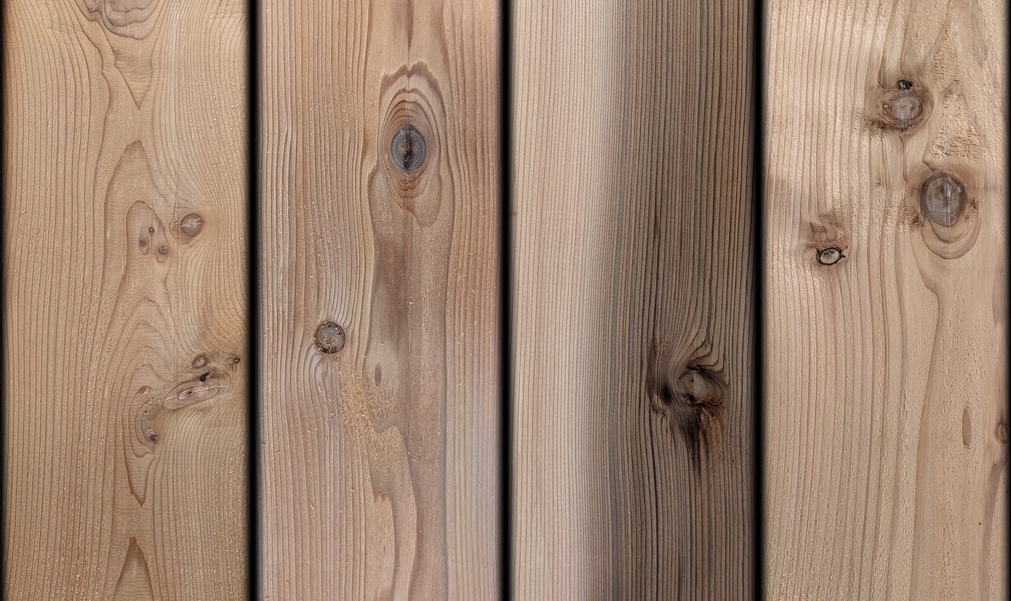 5/4x6 Western Red Cedar V-Groove - Appearance Grade - S1S2E/KD