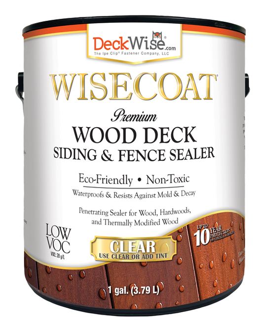 WiseCoat® Premium Wood Deck, Siding, & Fence Sealer