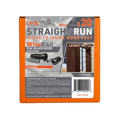 WiseRail® Legacy Cable Railing Fitting Kit