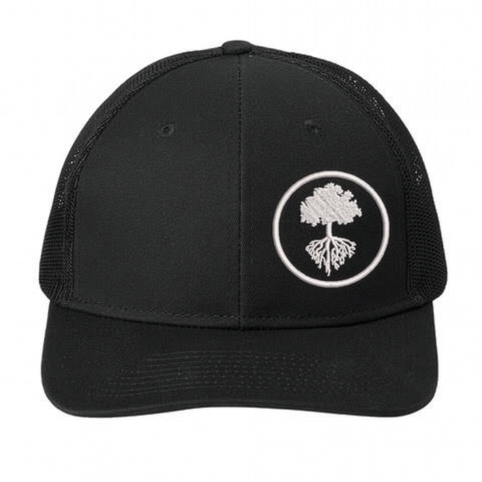 AdvantageLumber.com® Black Trucker Hat – Snapback Edition