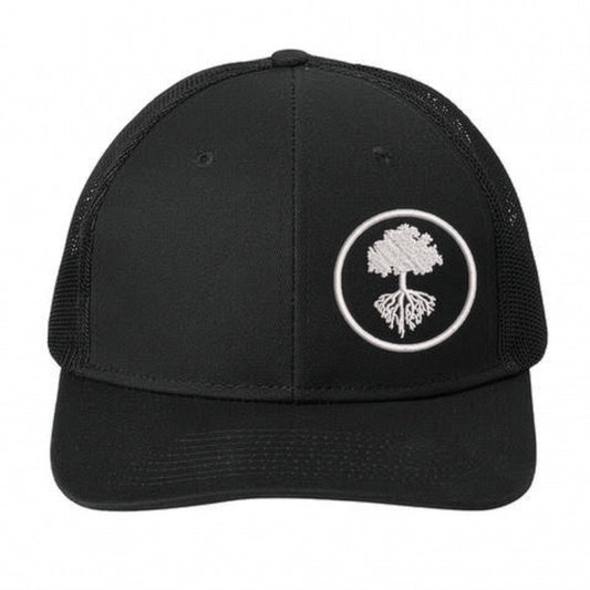 AdvantageLumber.com® Black Trucker Hat – Snapback Edition