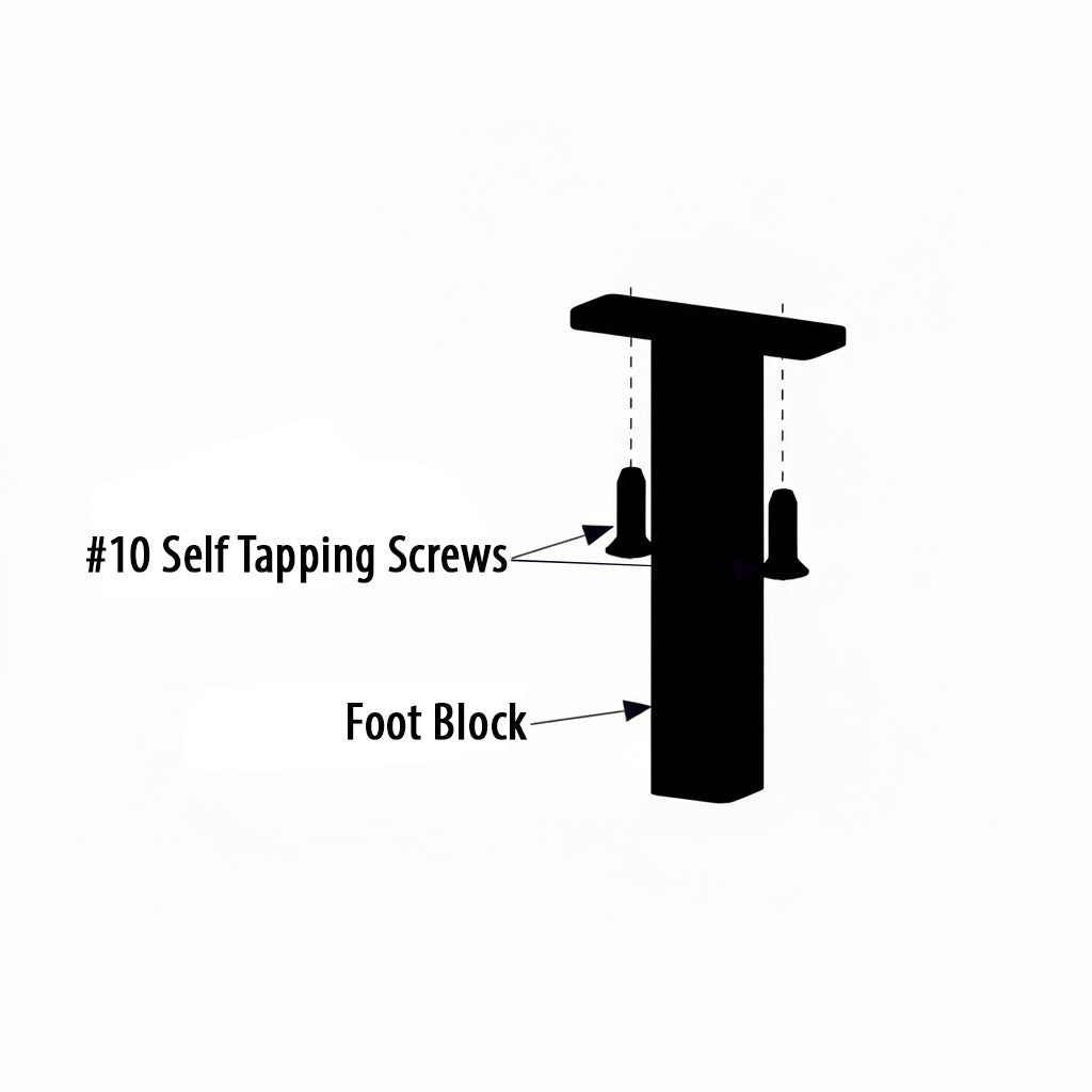 TimberTech® Fulton Rail Foot Block Kit