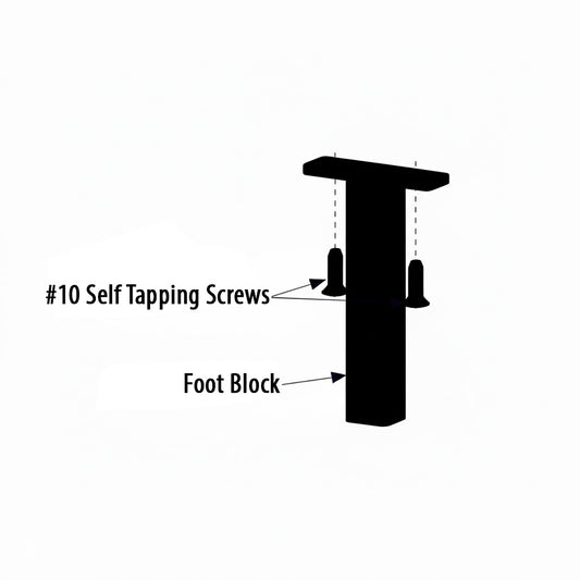 TimberTech® Fulton Rail Foot Block Kit
