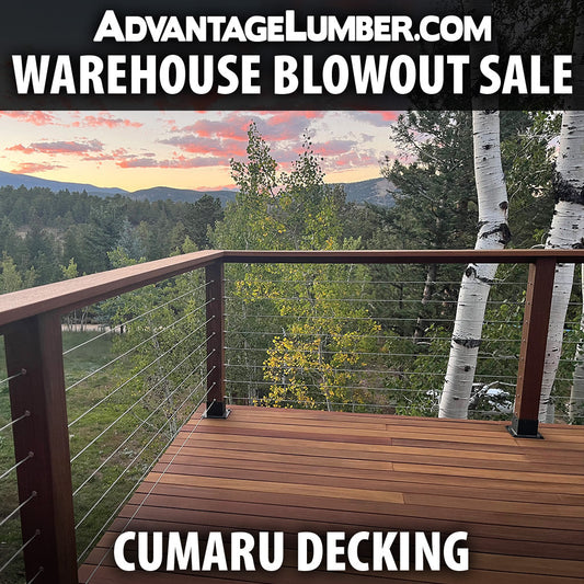 1x3+PLUS Random Length Cumaru (Approx. Finished Size: 21mm x 2-1/2" x 7'min-18'max)