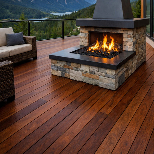 1x6 Random Length Cumaru - T&G Square Edge (Approx. Finished Size: .70"+/- x 5" x 7'min-18'max)