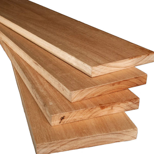 1x6x2 Red Grandis (Approx. Finished Size: 3/4" x 5-1/2" x 2')