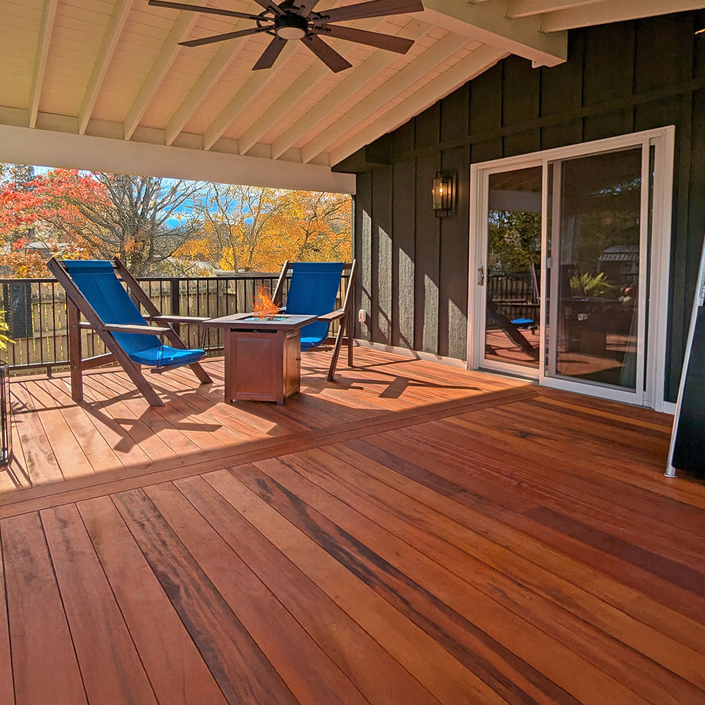 1x6+PLUS Random Length Tigerwood - T&G Square Edge (Approx. Finished Size: .77"+/- x 5" x 7'min-18'max)