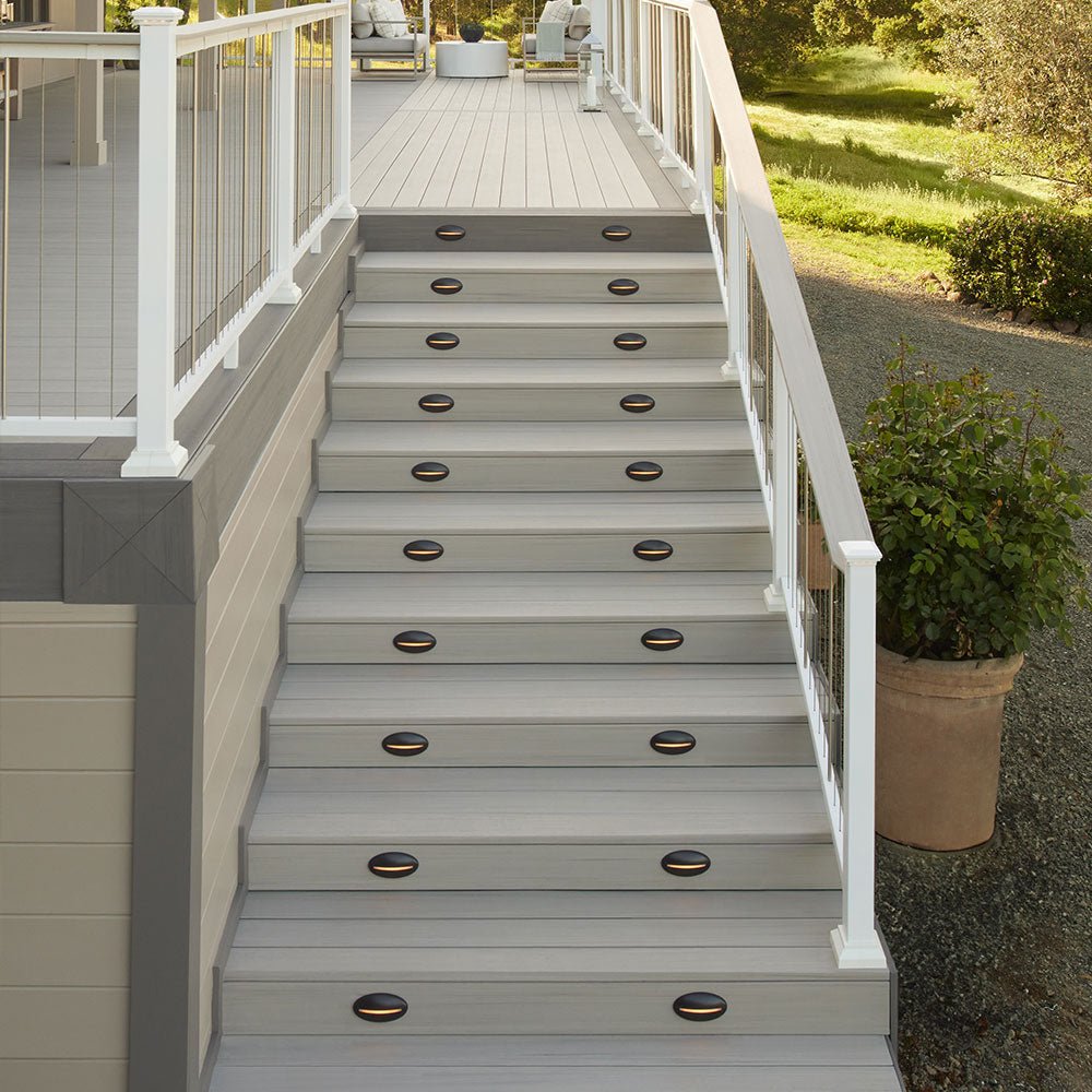 TimberTech® Advanced PVC Riser/Fascia by AZEK®, Landmark Collection® Boardwalk - Advantage Lumber