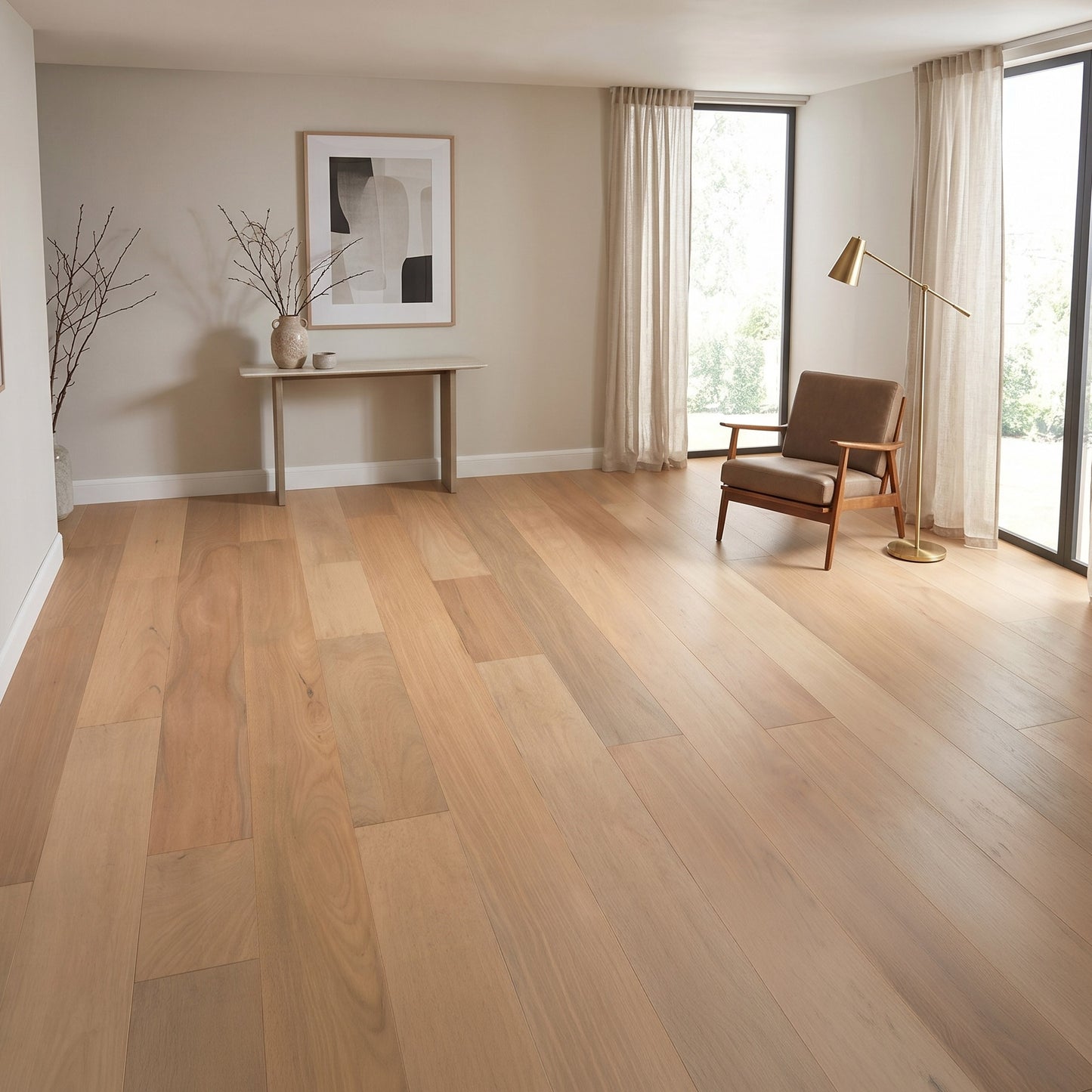 Brazilian Oak (Tauari) Mist Engineered Flooring 0.5625″ x 7″ Prefinished, Matte, $5.97/sqft