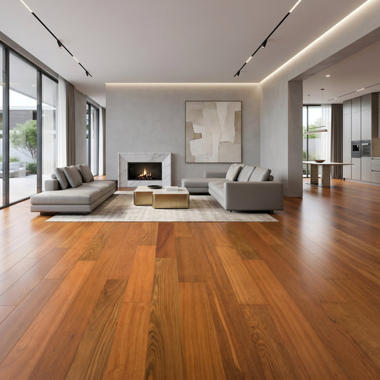 Brazilian Cherry (Jatoba) Engineered Flooring 0.5625″ x 7″ Prefinished, Satin, $6.97/sqft