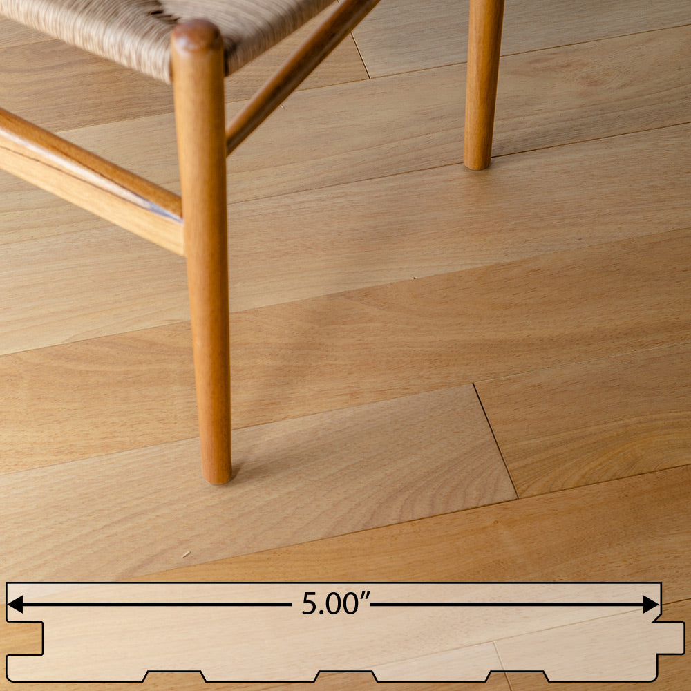 Brazilian Oak (Tauari) Solid Flooring 5″ Prefinished Matte, $6.11/sqft