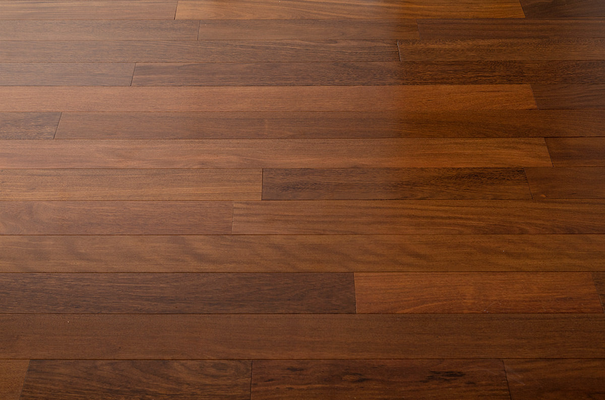 Brazilian Chestnut (Sucupira) Solid Flooring 4″ Prefinished Matte, $6.94/sqft