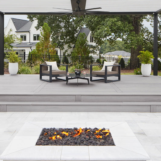 TimberTech® Advanced PVC Riser/Fascia by AZEK®, Landmark Collection® Castle Gate