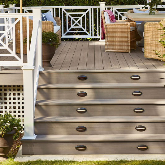 TimberTech® Advanced PVC Riser/Fascia by AZEK®, Vintage Collection® Coastline
