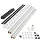 Trex Transcend® Cocktail/Universal Horizontal Rail & Charcoal Black Round Aluminum Baluster Kit - Advantage Lumber