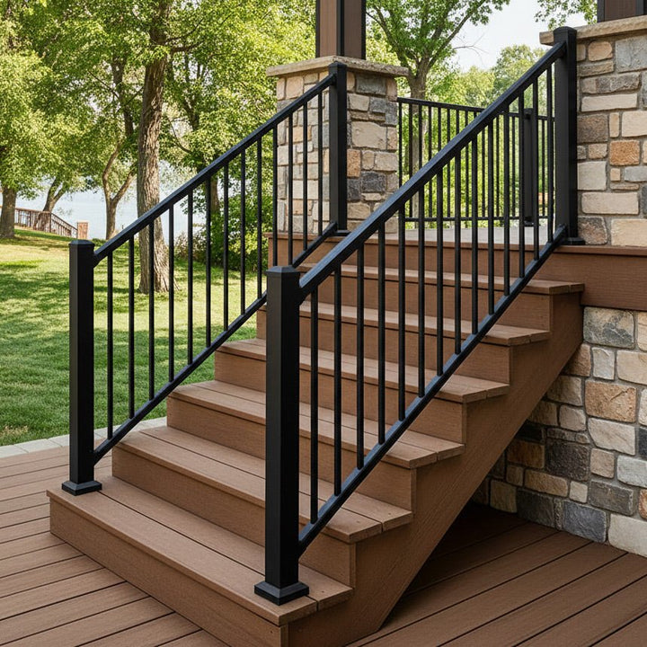 Wide Railing Steel Railing - Advantage Lumber
