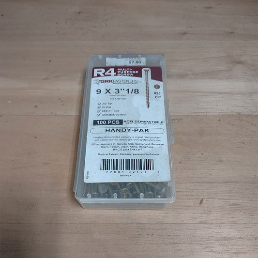 GRK R4 9 x 3-1/8"..Handy Pak - 100pc - Advantage Lumber